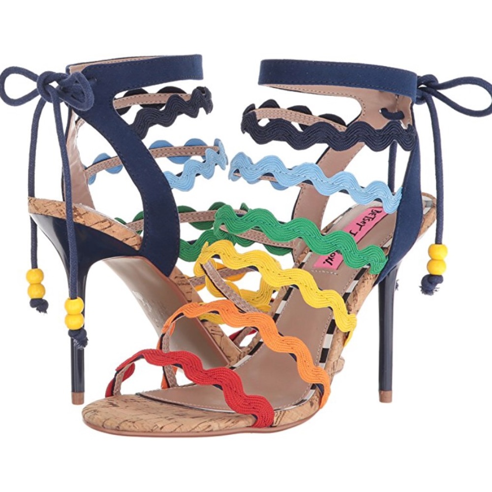 Betsey Johnson Cali Sandal heel!
